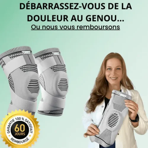 Brevet exclusif : Une technologie de support de genou à ressort : une genouillère anatomique en gel entoure la rotule, les stabilisateurs à ressort métalliques double face s'adaptent parfaitement à votre articulation du genou. Ces éléments fonctionnels spéciaux renforcent le soutien latéral et maintiennent la stabilité des articulations. Il disperse efficacement la pression en gardant votre genou au chaud, lubrifiant vos articulations.